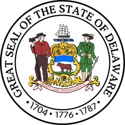 Official seal of the state of Delaware