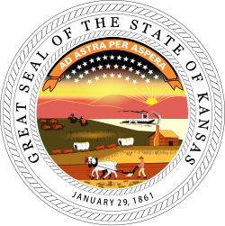 Official seal of the state of Kansas