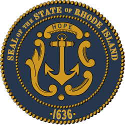 Official seal of the state of Rhode Island