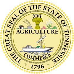 Official seal of the state of Tennessee
