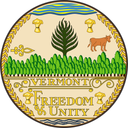 Official seal of the state of Vermont