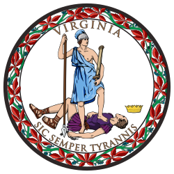 Official seal of the state of Virginia